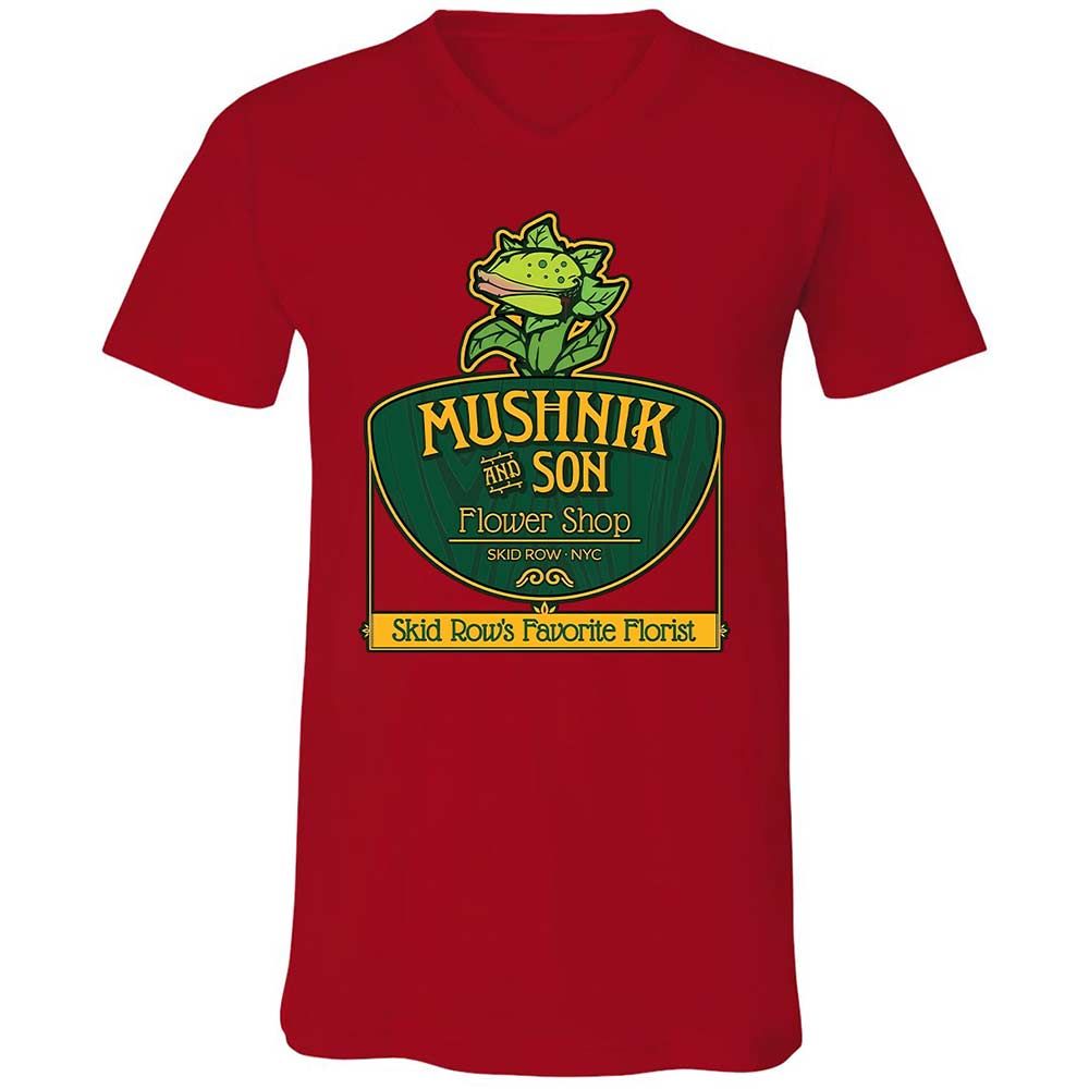 Unisex V-Neck T-Shirt - 9QDJFT3P - Red - 5