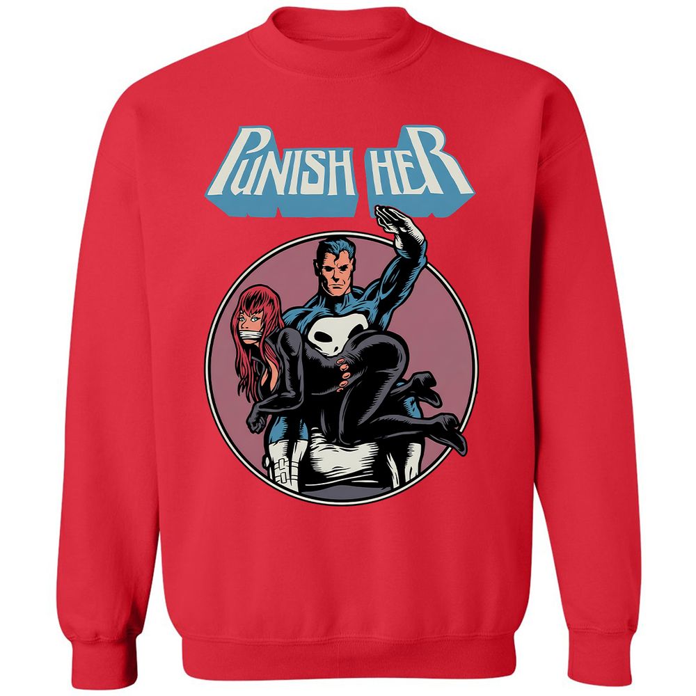 Classic Unisex Sweatshirt - CVKY6Q3D - Red - 5