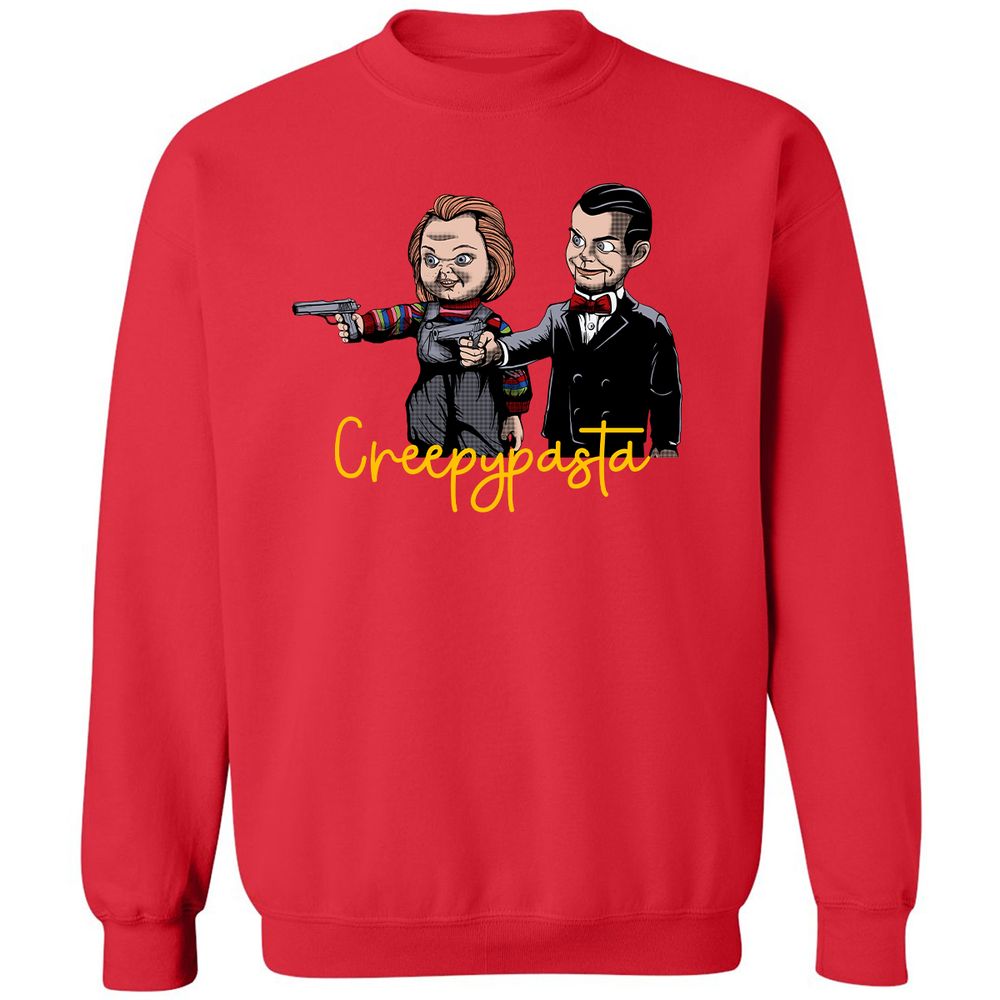 Classic Unisex Sweatshirt - NAFQUGLL - Red - 5