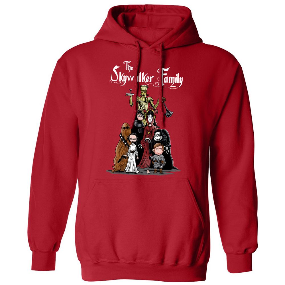Classic Unisex Hoodie - 8U3XBRQX - Red - 5