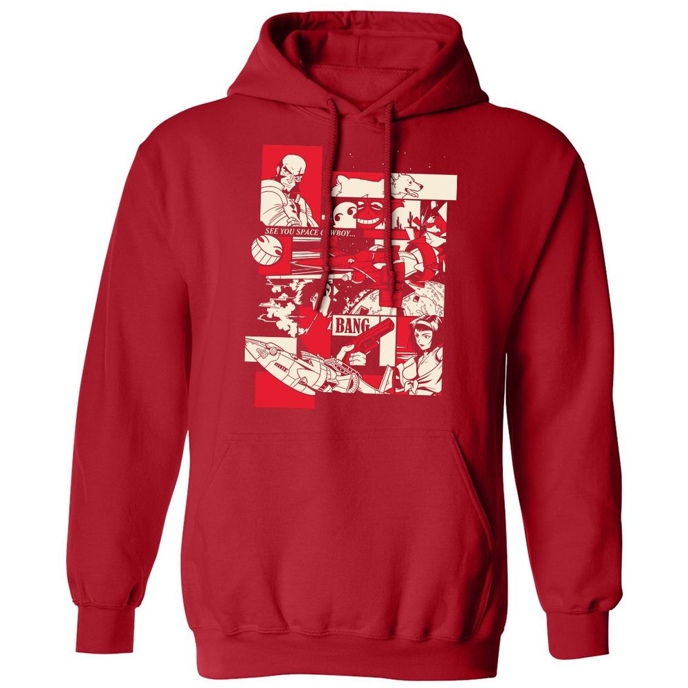 Classic Unisex Hoodie - JE3XP5NH - Red - 5