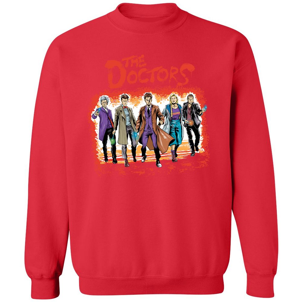 Classic Unisex Sweatshirt - ZZZVEM9L - Red - 5