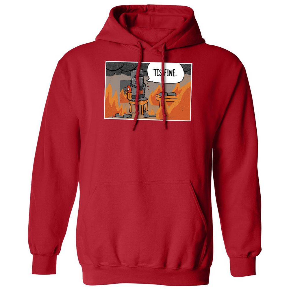 Classic Unisex Hoodie - XPJ6FFW4 - Red - 5