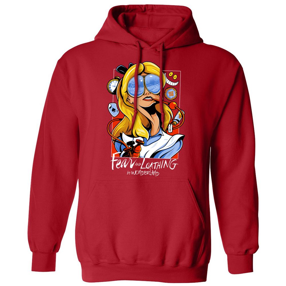 Classic Unisex Hoodie - Y8HKLN23 - Red - 5