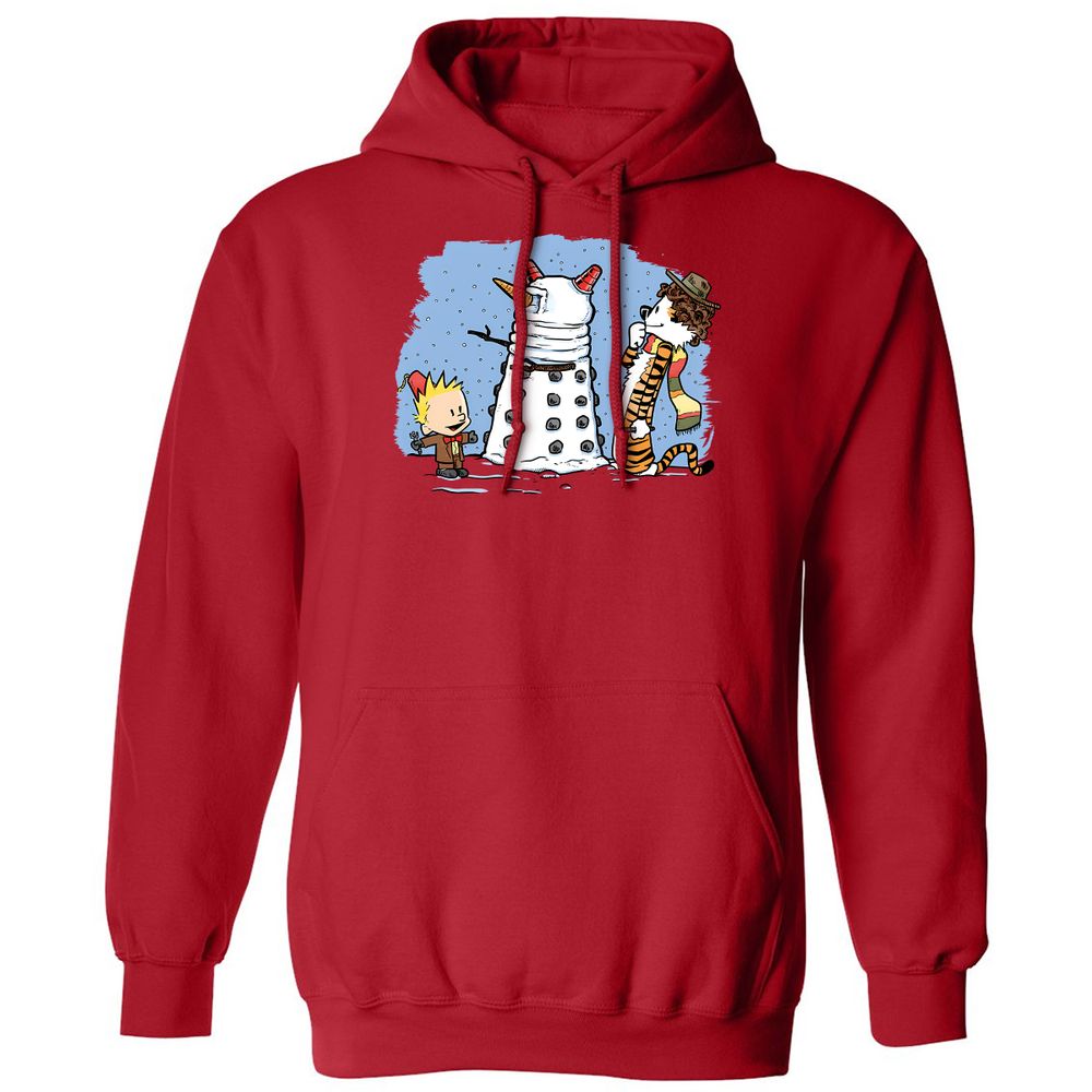Classic Unisex Hoodie - 2XBAB4VW - Red - 5