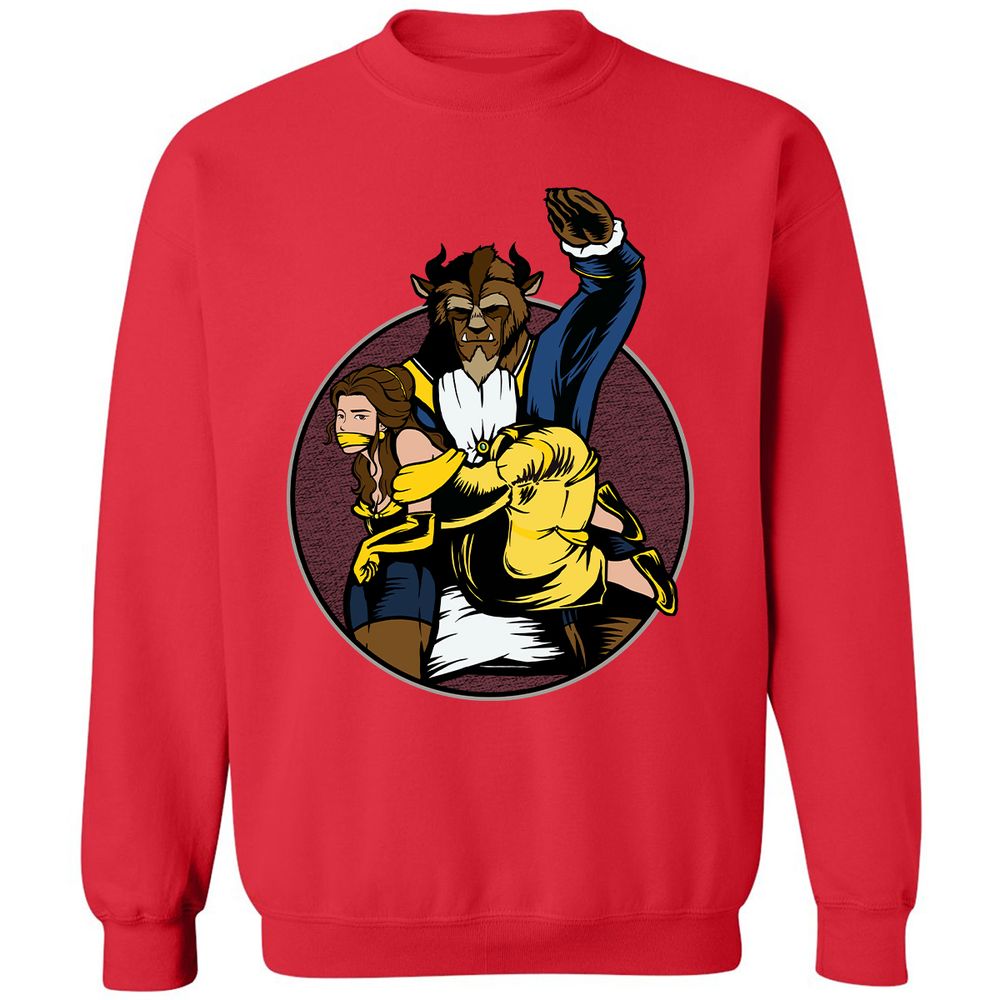 Classic Unisex Sweatshirt - 7QFS6G9R - Red - 5