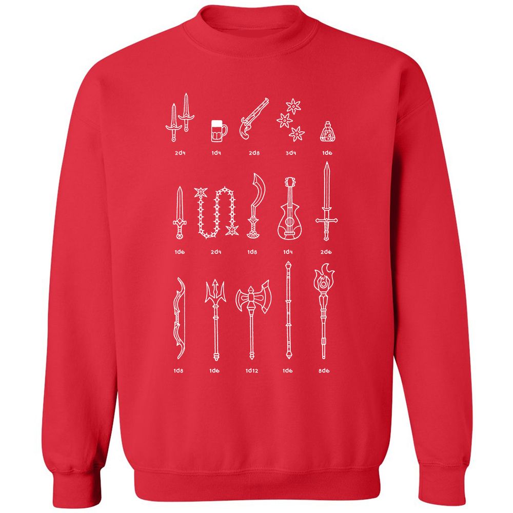 Classic Unisex Sweatshirt - Y4A9NFN4 - Red - 5