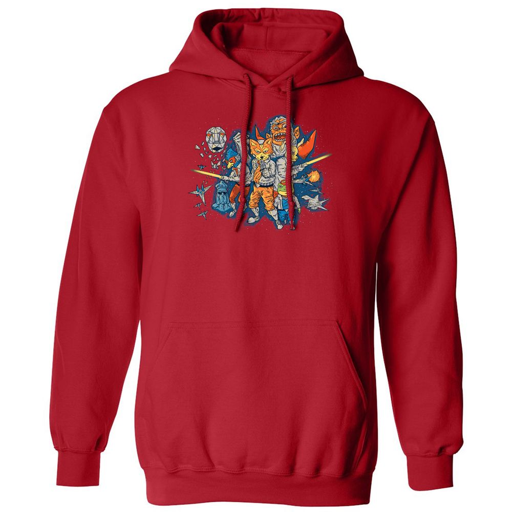 Classic Unisex Hoodie - VY6LWMSP - Red - 5
