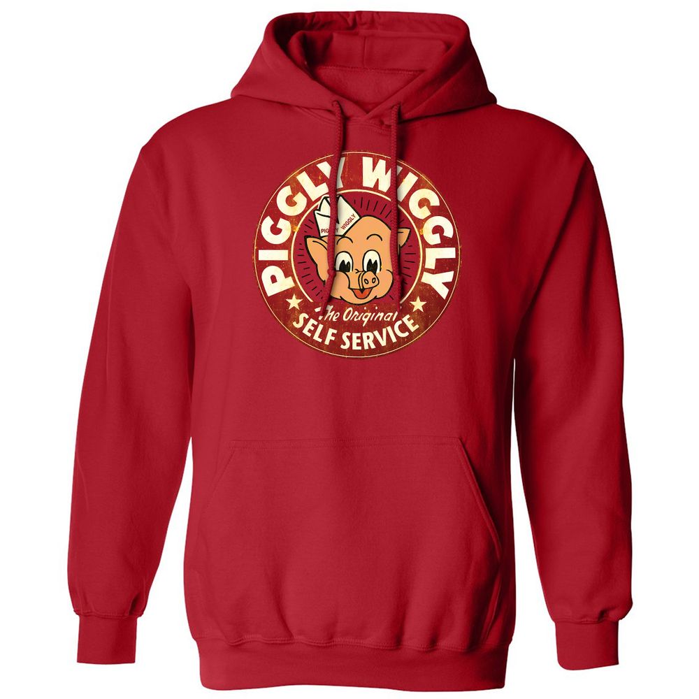 Classic Unisex Hoodie - LSUAG5JX - Red - 5