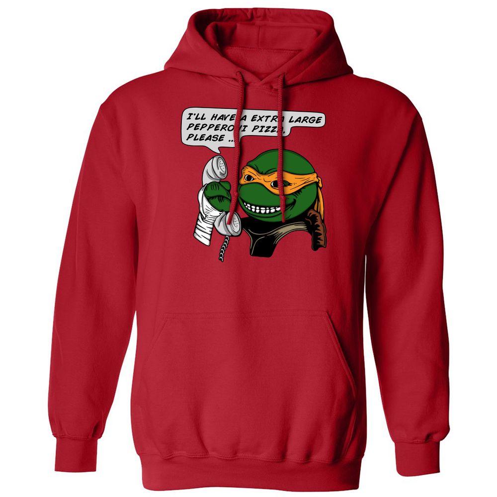 Classic Unisex Hoodie - 4RTJWFNR - Red - 5