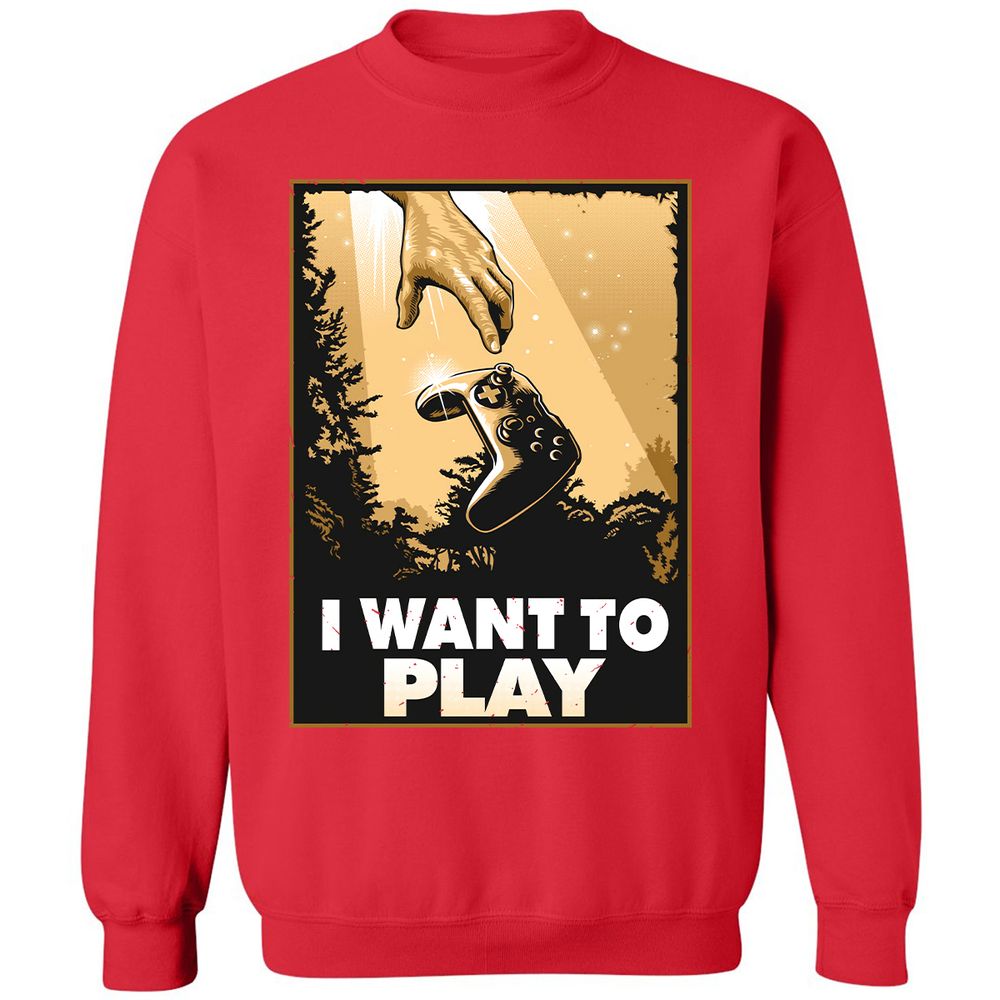 Classic Unisex Sweatshirt - W58TL4SJ - Red - 5