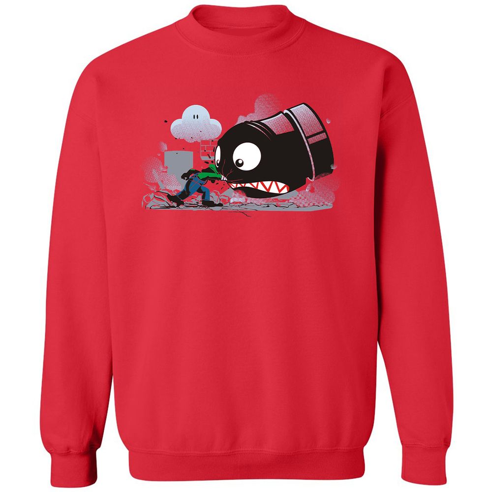 Classic Unisex Sweatshirt - 6R2NFP5T - Red - 5