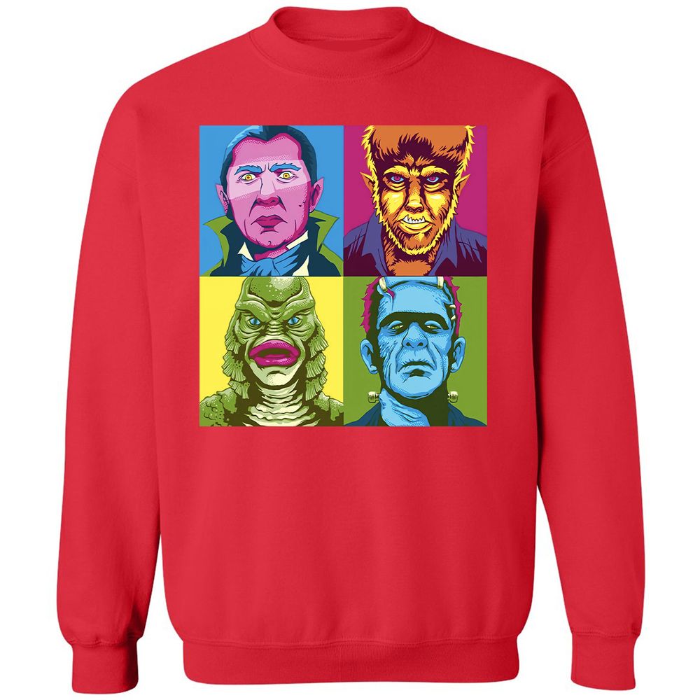 Classic Unisex Sweatshirt - K7KH9NB8 - Red - 5