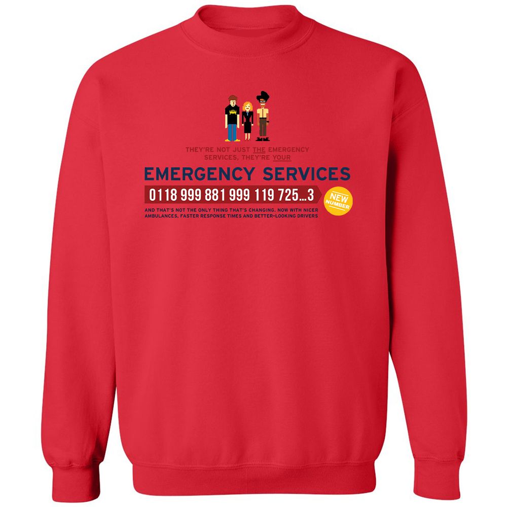 Classic Unisex Sweatshirt - SB2V4VY7 - Red - 5