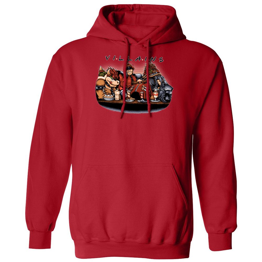 Classic Unisex Hoodie - 9XYVY3WC - Red - 5