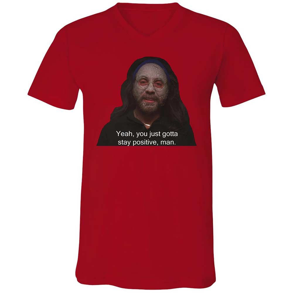 Unisex V-Neck T-Shirt - 9JN31XSN - Red - 5