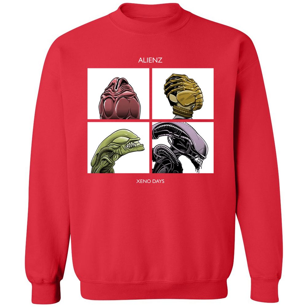 Classic Unisex Sweatshirt - FWEGB7RL - Red - 5
