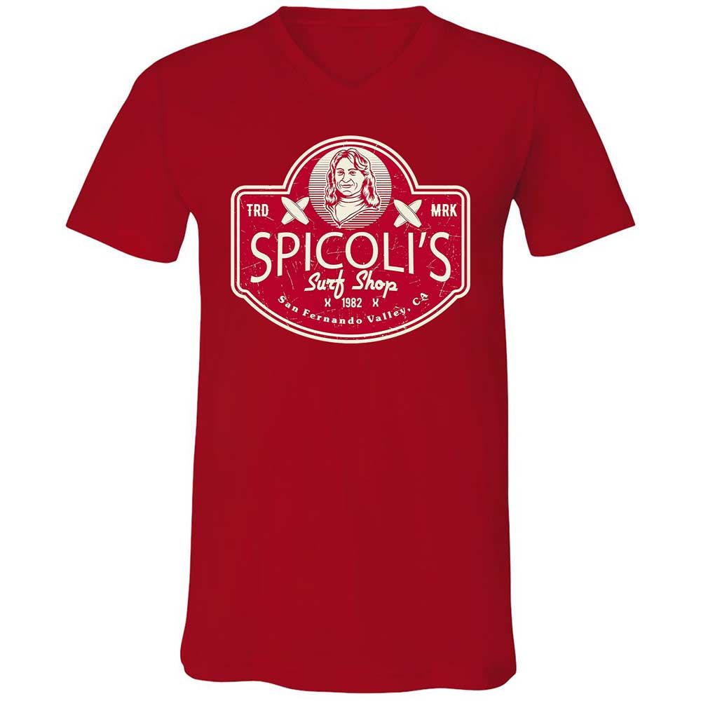 Unisex V-Neck T-Shirt - 4MSCTSRV - Red - 5