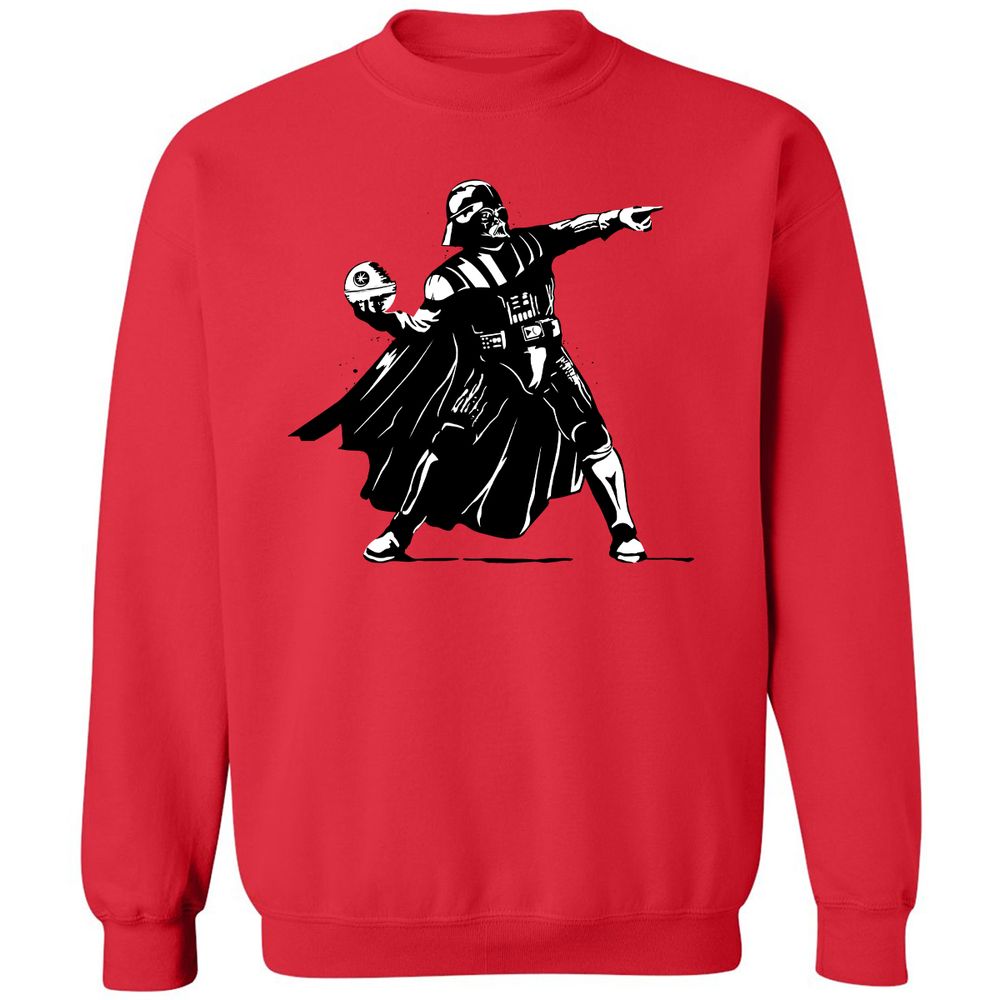 Classic Unisex Sweatshirt - 98B4WN1G - Red - 5