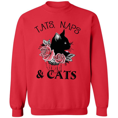 Classic Unisex Sweatshirt - AG74MADN - Red - 5