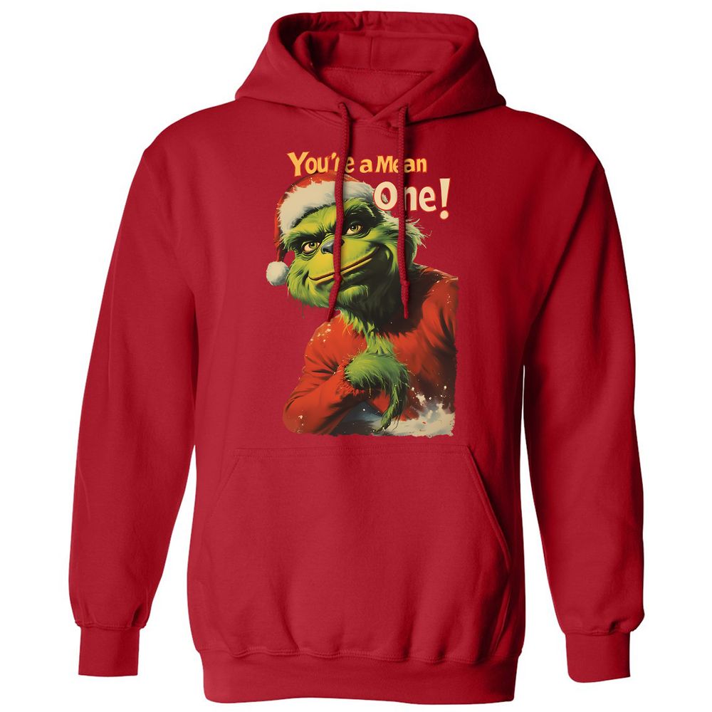 Classic Unisex Hoodie - 959CFJEF - Red - 5