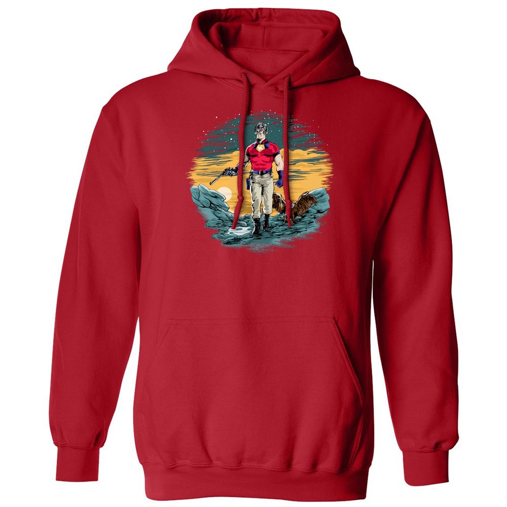 Classic Unisex Hoodie - CX1GH5PM - Red - 5