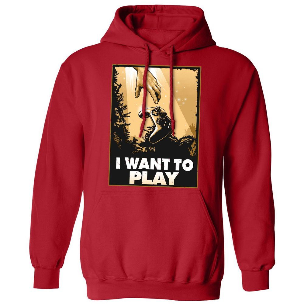 Classic Unisex Hoodie - S5AY2VWN - Red - 5