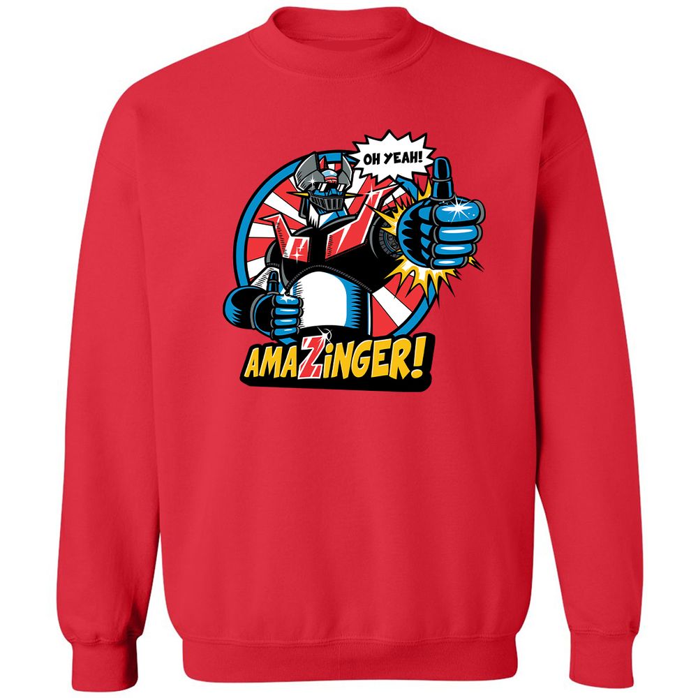 Classic Unisex Sweatshirt - MBNEQM2N - Red - 5
