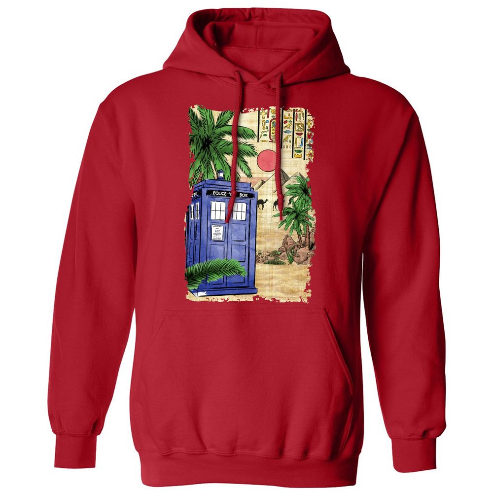 Classic Unisex Hoodie - URYV7WZA - Red - 5