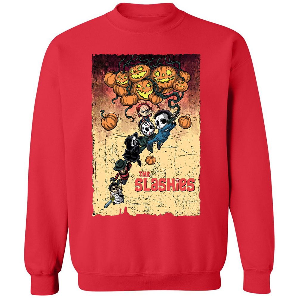 Classic Unisex Sweatshirt - SDQQW6JE - Red - 5