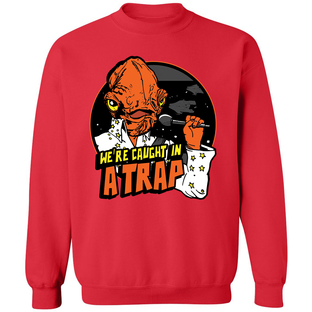 Classic Unisex Sweatshirt - 3XNXZMHN - Red - 5