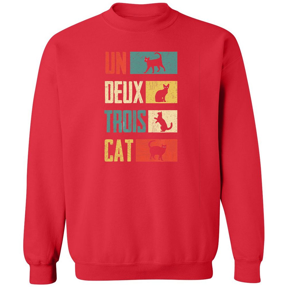 Classic Unisex Sweatshirt - TAXDFMLU - Red - 5