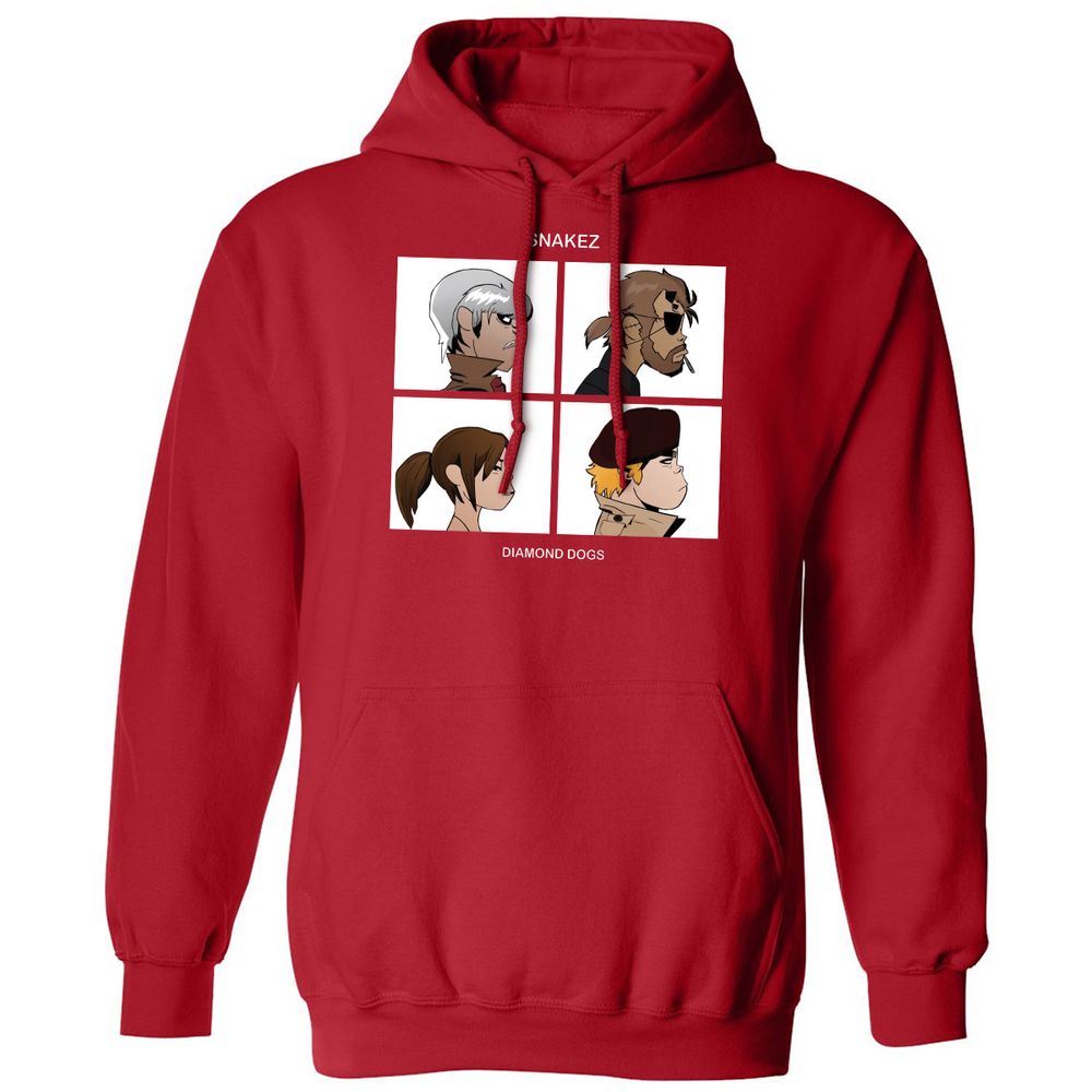 Classic Unisex Hoodie - QB94ADSX - Red - 5