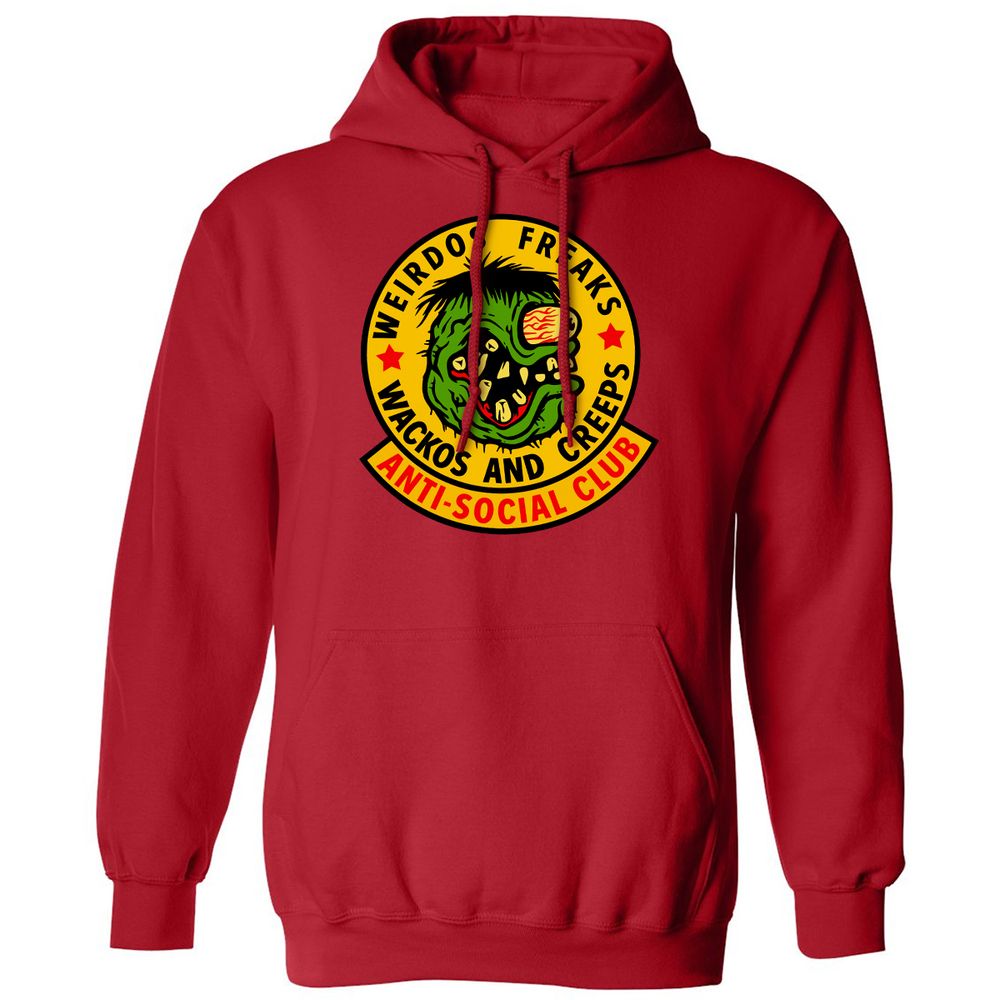 Classic Unisex Hoodie - DV5QBQXL - Red - 5