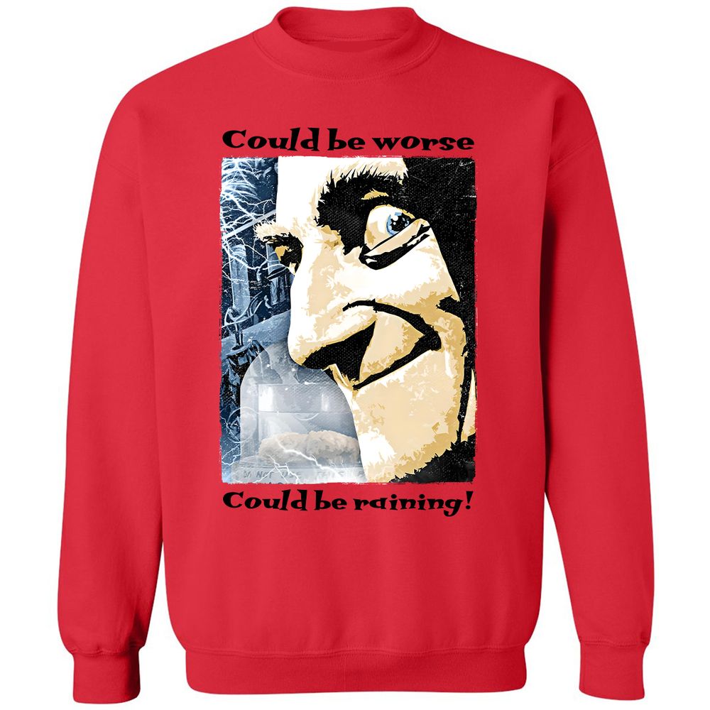 Classic Unisex Sweatshirt - RU3YHC6Q - Red - 5