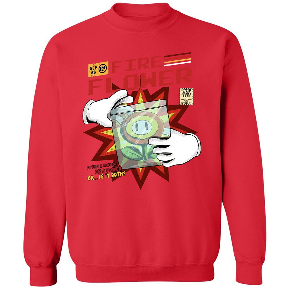 Classic Unisex Sweatshirt - 4NFV9QYR - Red - 5
