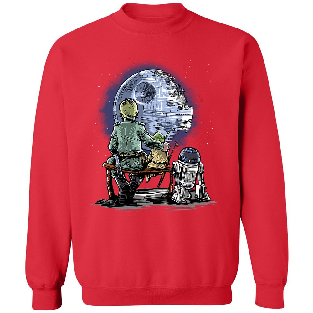 Classic Unisex Sweatshirt - 8AQBG4TG - Red - 5