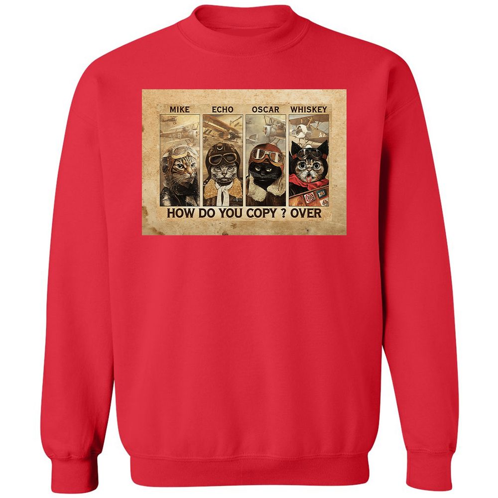 Classic Unisex Sweatshirt - P7RY1W2B - Red - 5
