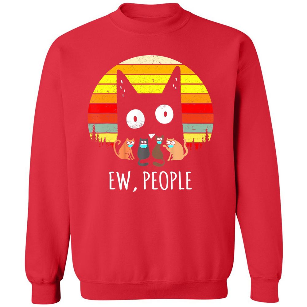 Classic Unisex Sweatshirt - A8LQE1ME - Red - 5