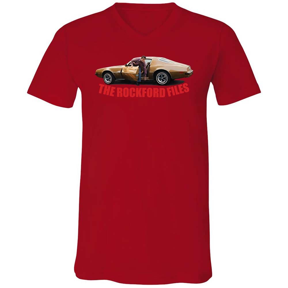 Unisex V-Neck T-Shirt - QSLY9VCD - Red - 5