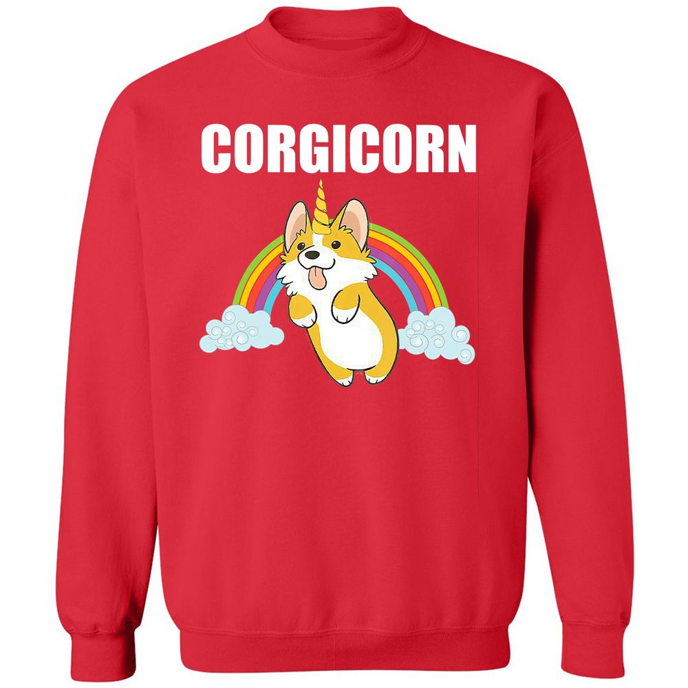 Classic Unisex Sweatshirt - 7XXXB4YY - Red - 5