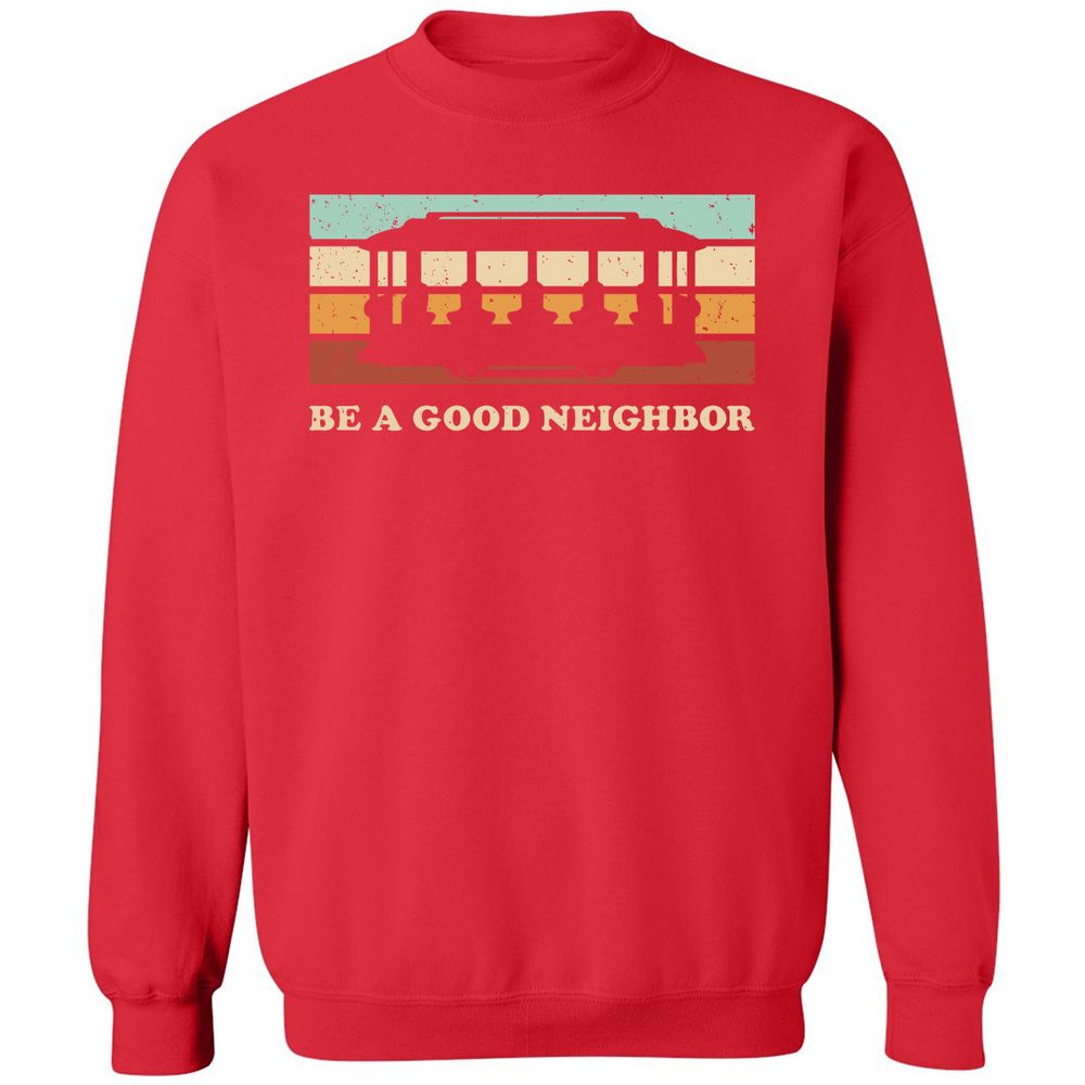 Classic Unisex Sweatshirt - S76YBY4H - Red - 5