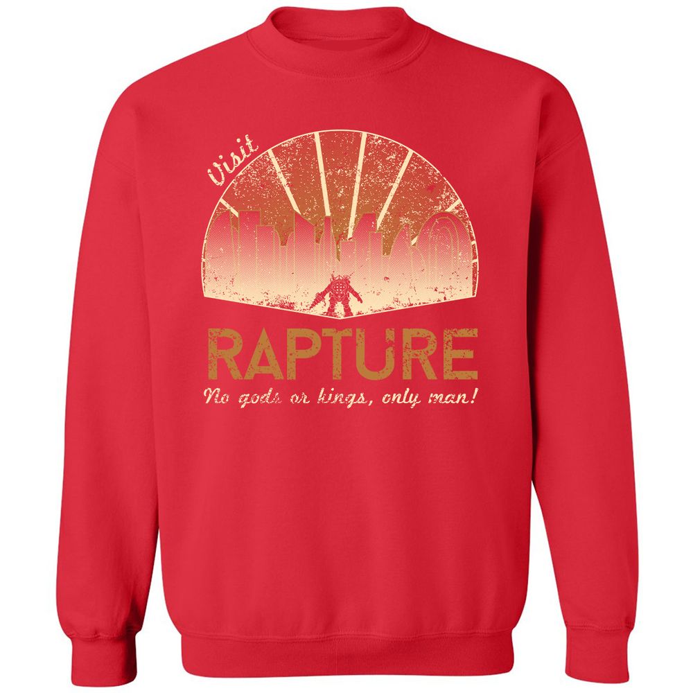 Classic Unisex Sweatshirt - PQAPJ8HB - Red - 5