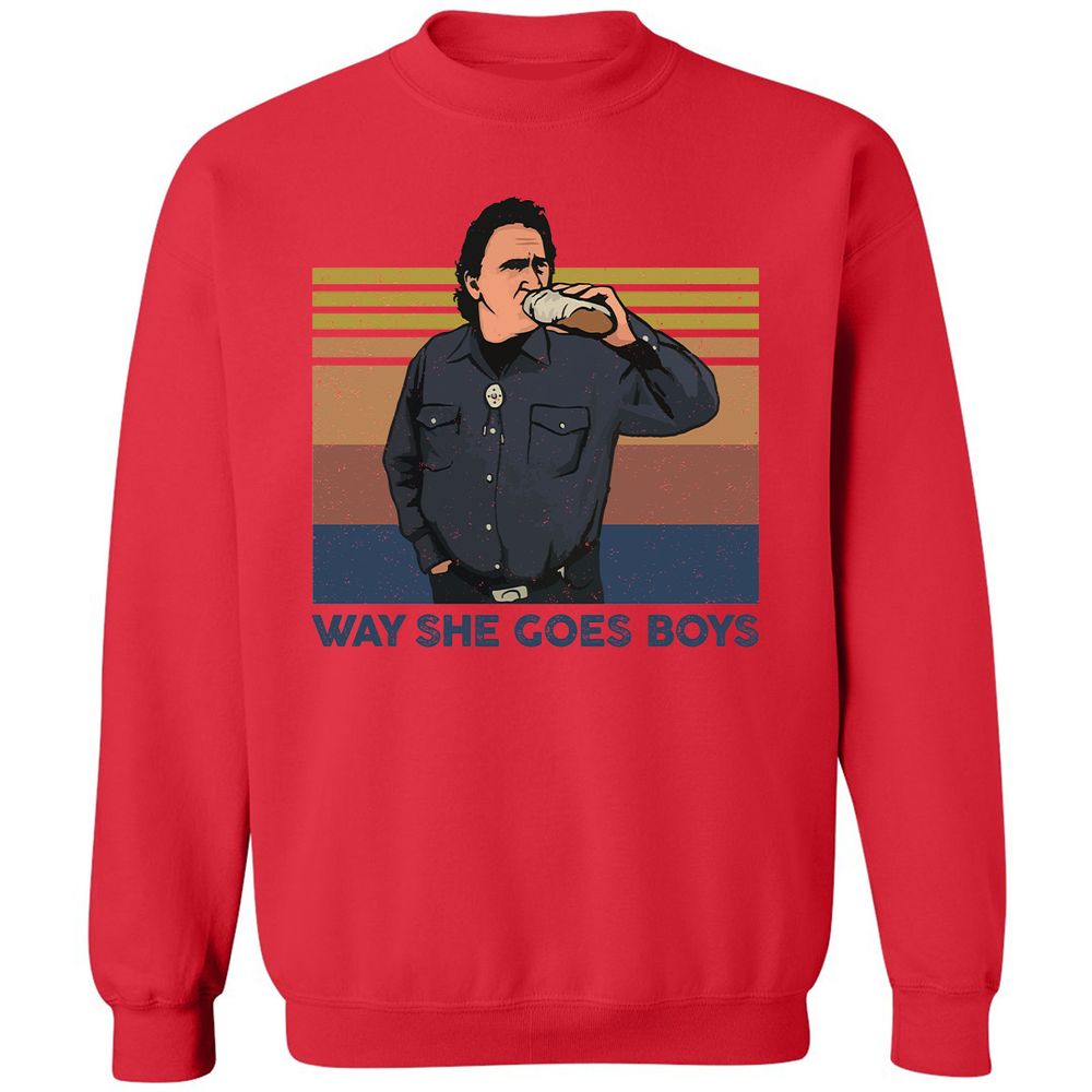 Classic Unisex Sweatshirt - EEXTWN8E - Red - 5