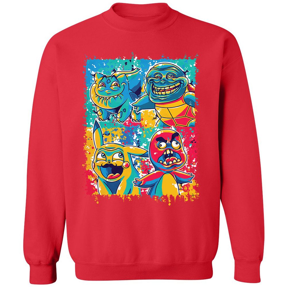Classic Unisex Sweatshirt - VP9AW9DR - Red - 5