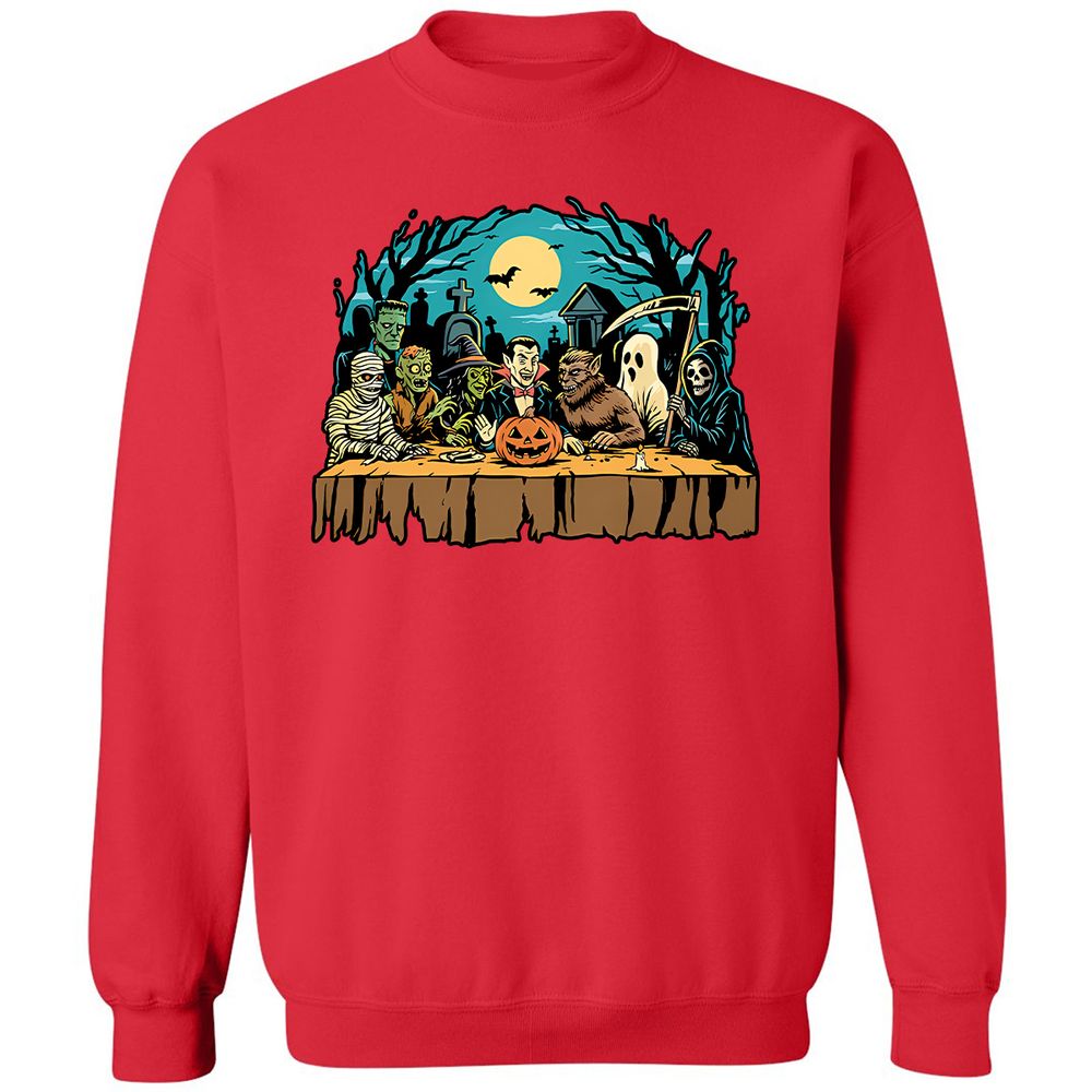 Classic Unisex Sweatshirt - RXF248ZC - Red - 5