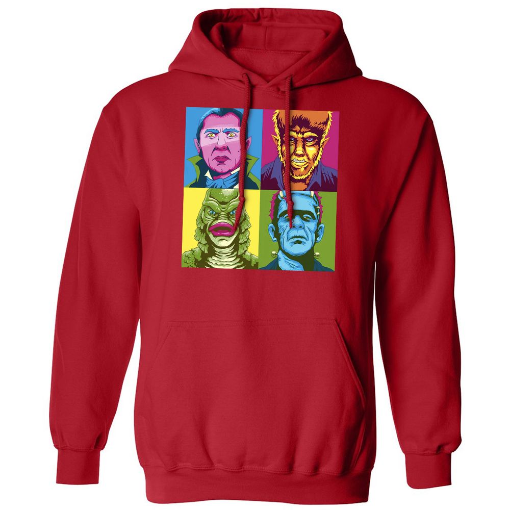 Classic Unisex Hoodie - QQG74CA5 - Red - 5
