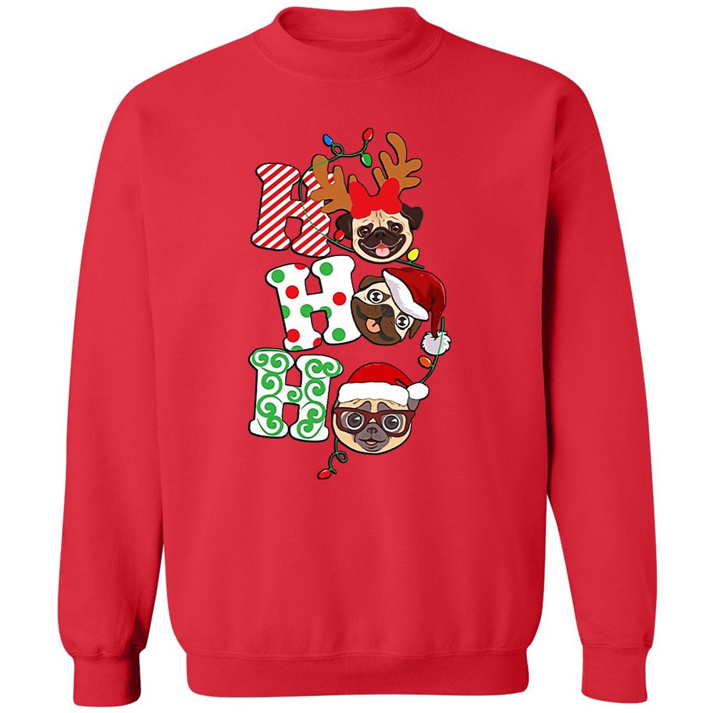 Classic Unisex Sweatshirt - X27WB8JQ - Red - 5