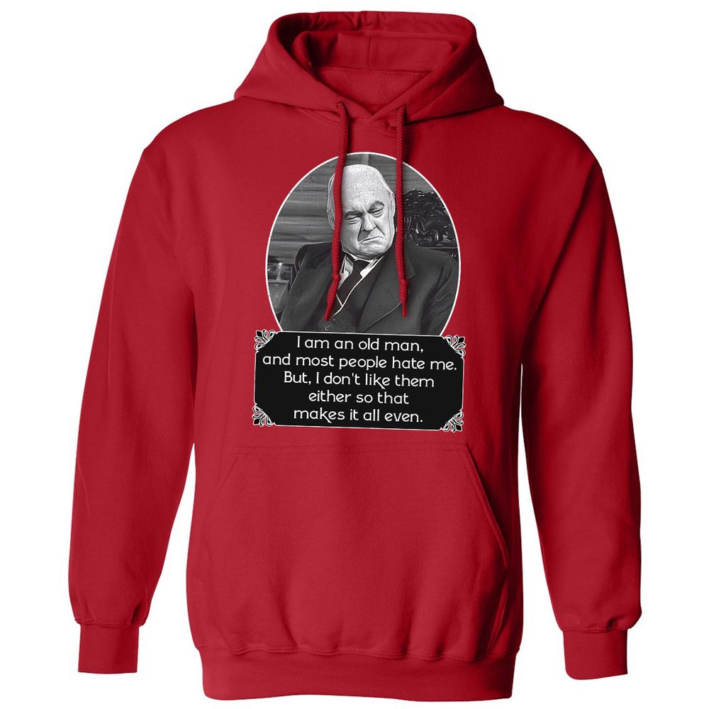 Classic Unisex Hoodie - Y9DEQWTG - Red - 5