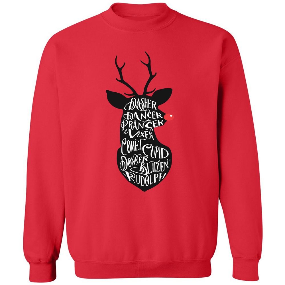 Classic Unisex Sweatshirt - X2XC777F - Red - 5
